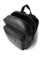 Tumbled-Leather Backpack